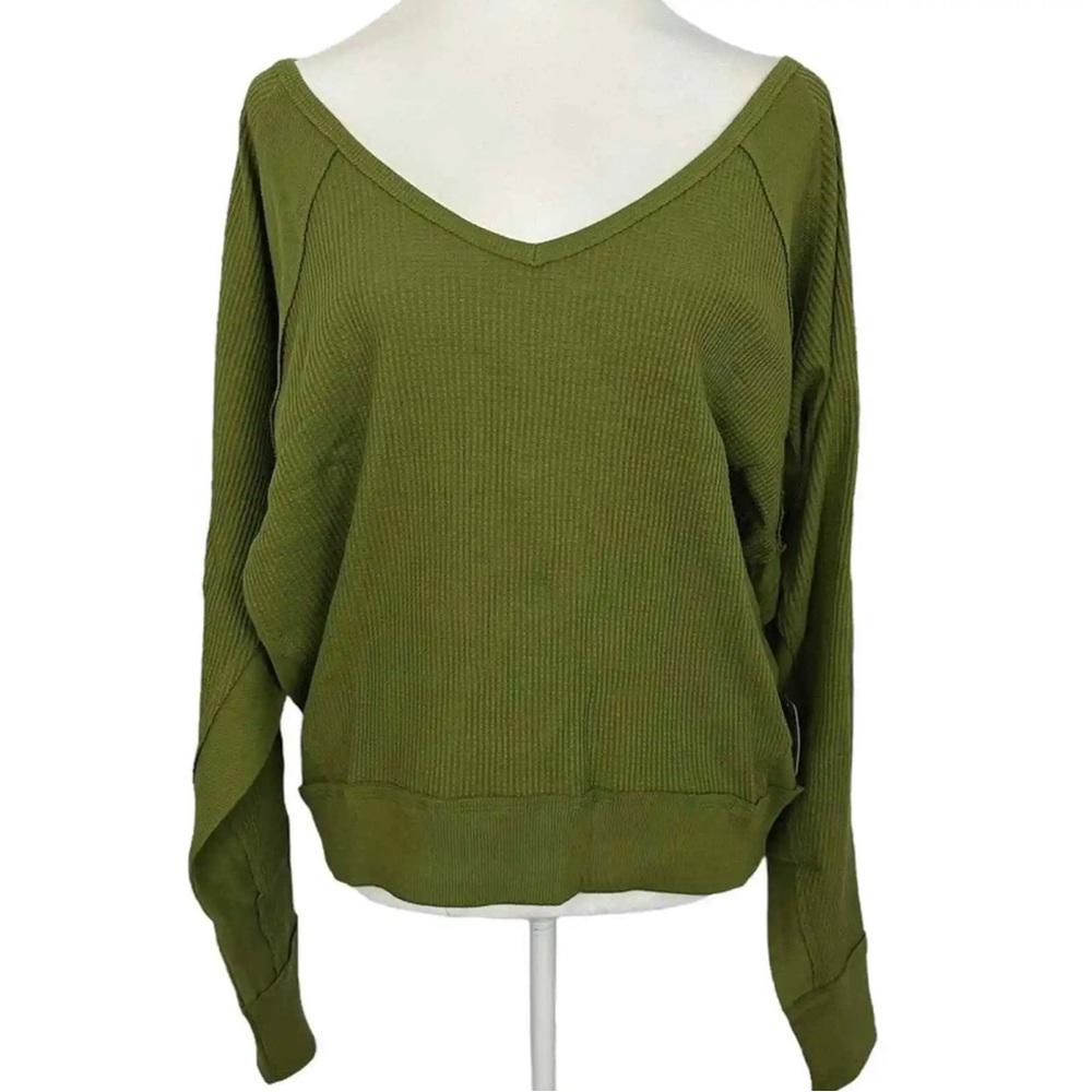 Free People Santa Clara Thermal Top NWT